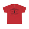 The Original Pineland University - Unisex Heavy Cotton Tee T-Shirt Printify Red S 