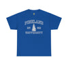 The Original Pineland University - Unisex Heavy Cotton Tee T-Shirt Printify Royal S 