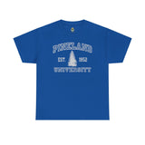 The Original Pineland University - Unisex Heavy Cotton Tee T-Shirt Printify Royal S 