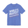 World's Okayest Paratrooper - Athletic Fit Team Shirt T-Shirt Printify 